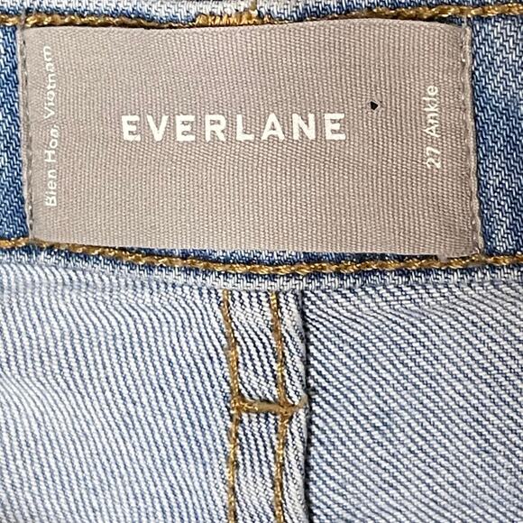 Everlane Skinny Ankle Jeans | Light Wash | Midrise | Size 27 - Picture 4 of 5